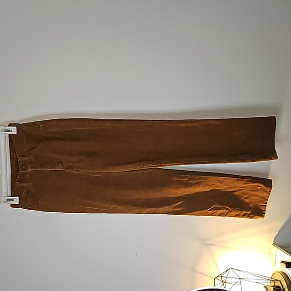 El Paso Jeans Corduroy Brown Pants Size 2 - Picture 1 of 7
